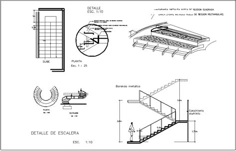 Semi Spiral Stair Section And Elevation View Dwg Files Cadbull My Xxx