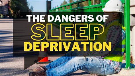 The Dangers Of Sleep Deprivation How It Can Affect Your Health And Work Work Safety Qld