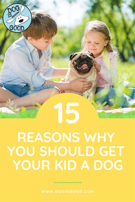 15 Reasons Why You Should Get Your Kid A Dog Dog Is Good Dog