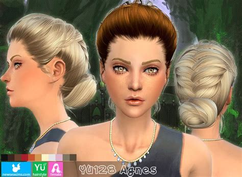 Lana Cc Finds Hairstyle J208 Hello Ts4 By Newsea
