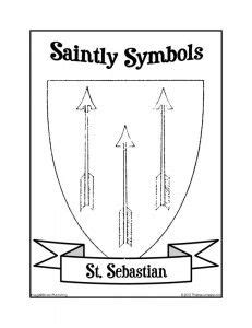 Saint Sebastian Coloring Page | St sebastian, Saints, Sebastian