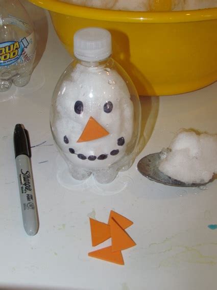 Snowman In A Bottle Teach Preschool