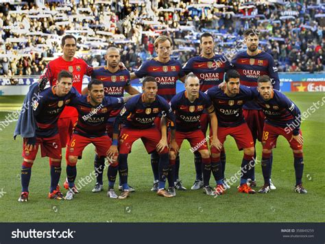 Enjoy watching fc barcelona matches on la liga, copa del rey and champions league, for free! Barcelona - Jan, 2: Fc Barcelona Lineup Before A Spanish ...