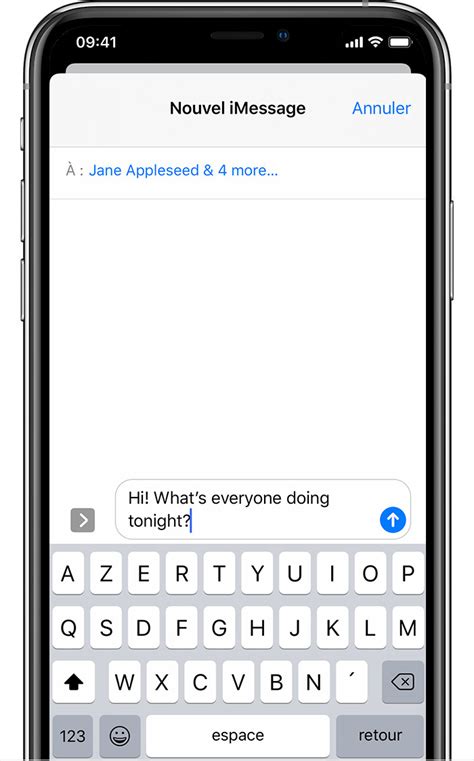 Envoi Dun Message Collectif Sur Votre Iphone Ipad Ou Ipod Touch