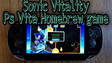 Sonic Vitality Ps Vita Homebrew Game Youtube