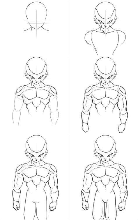 How To Draw Frieza Form 3 Cómo Dibujar A Goku Goku Dibujo A Lapiz
