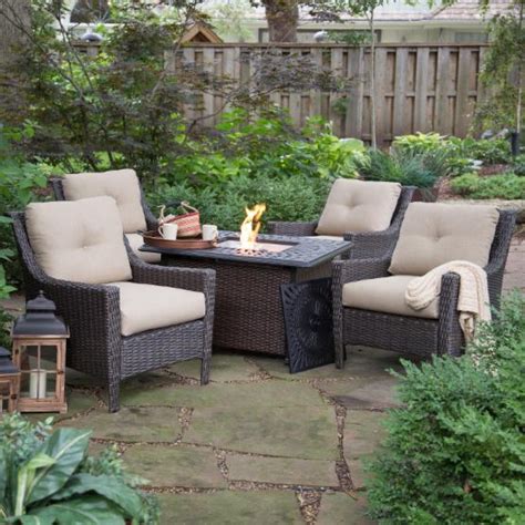 For fire pits specifically, however, we do recommend maintaining the inner burner area with routine cleaning—just clear out the ashes and wash with whatever material it is that you've selected for your outdoor furniture or fire feature, being aware of the maintenance required is definitely a good idea. Outdoor Furniture Set With Fire Pit Clearance Sale- Save ...