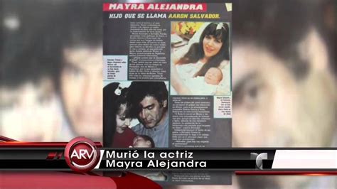 Al Rojo Vivo Telemundo Muere La Actriz Mayra Alejandra En Venezuela