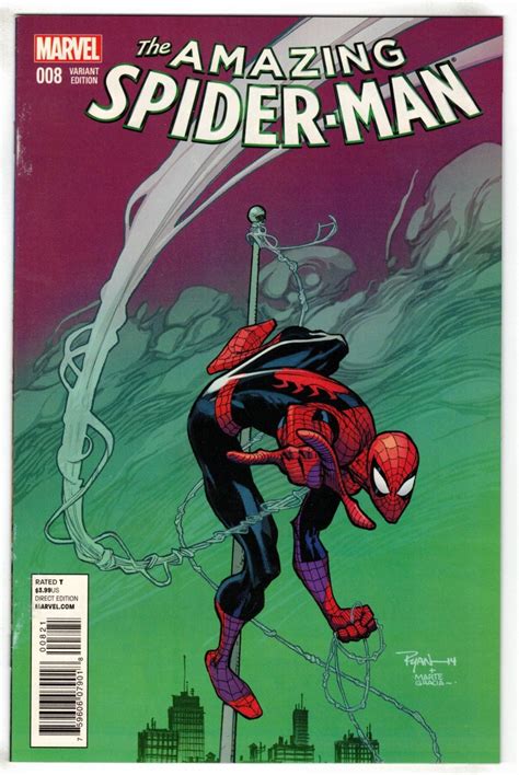 Amazing Spider Man 8 Ryan Ottley 125 Edge Of Spider Verse Marvel 2014