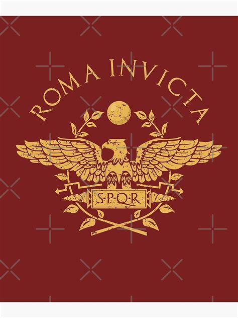 Roma Invicta Poster By Zeno27 Redbubble
