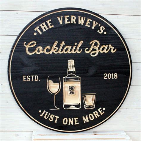 Custom Signs Bar Signs Personalized Signs Basement Bar Etsy