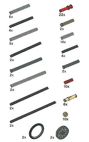 Lego Technic Axle Rods Assortment Pack Lego Technic Axle Lego