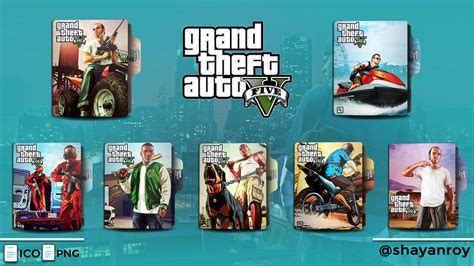 Gta 5 Grand Theft Auto 5 Folder Icon By Shayanroy On Deviantart