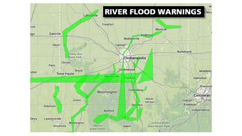 Flood Warnings Issued For Central Southern Indiana Rivers