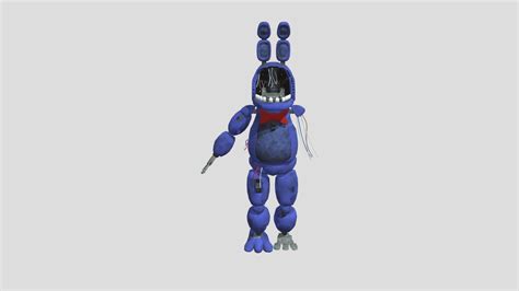 Nightmare Withered Bonnie Mcfarlane Fnaf Withered Bonnie PNG Image