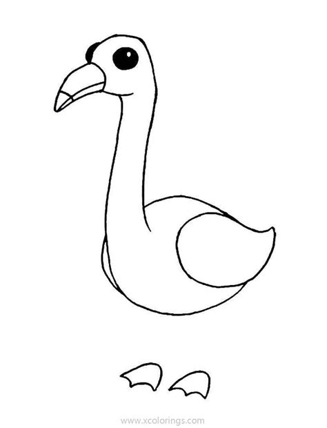 The parrot is a limited legendary pet from the jungle egg in adopt me!. Roblox Adopt Me Coloring Pages Flamingo. | Coloring pages ...