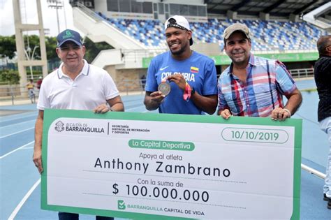El atletismo colombiano celebra a ritmo de anthony zambrano, en el mundial de doha, qatar. Anthony Zambrano recibe millonario premio para terminar la ...