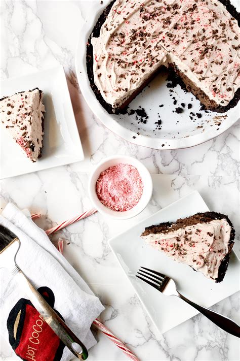 Triple Chocolate Candy Cane Pie — Poetry And Pies