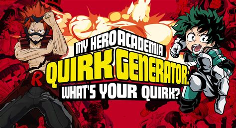 Mha Oc Character Creator Mha Quirk Gen My Hero Academia