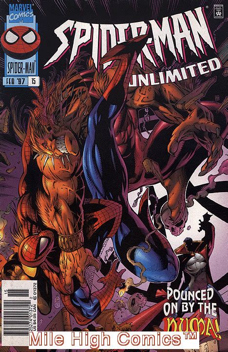 Spider Man Unlimited 1993 Series 15 Newsstand Fine Comics Book