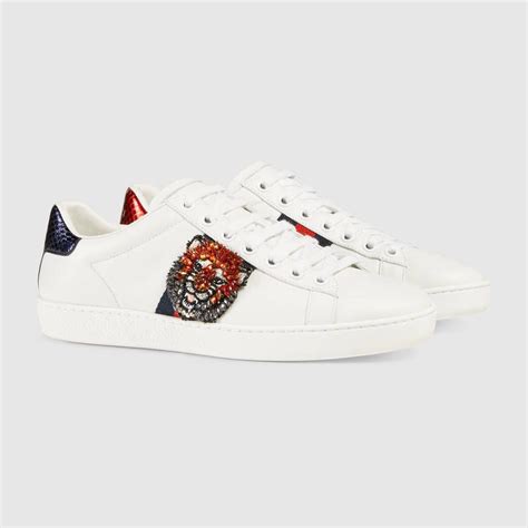 Gucci Ace Embroidered Low Top Sneaker Detail 2 Luxury Sneakers Gucci