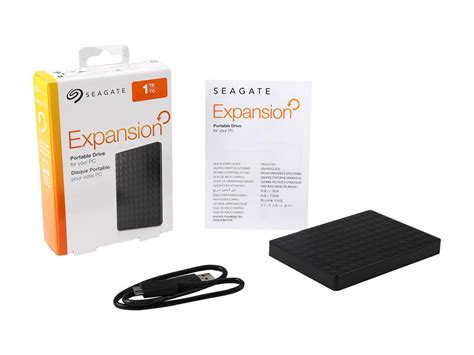 Open Box Seagate Portable Hard Drive 1tb Hdd External Expansion For