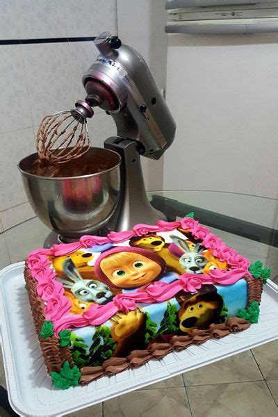 Créditos Facebook Rafael Almeida Ideias Para Festa Masha E O Urso 3rd Birthday Cakes 2nd