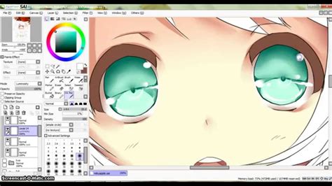 How To Draw Anime Cg Eyes With Miku Youtube