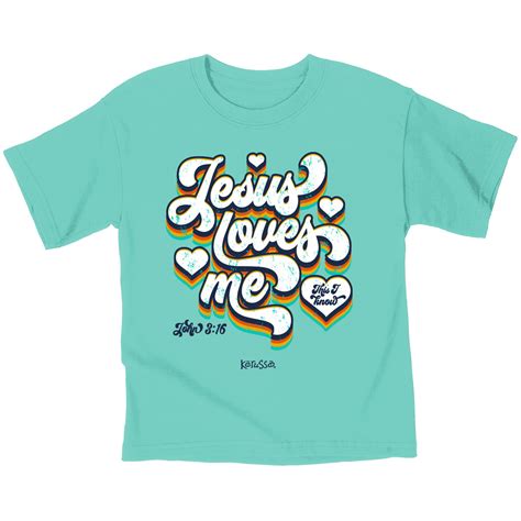 Kerusso Kids T Shirt Jesus Loves Me