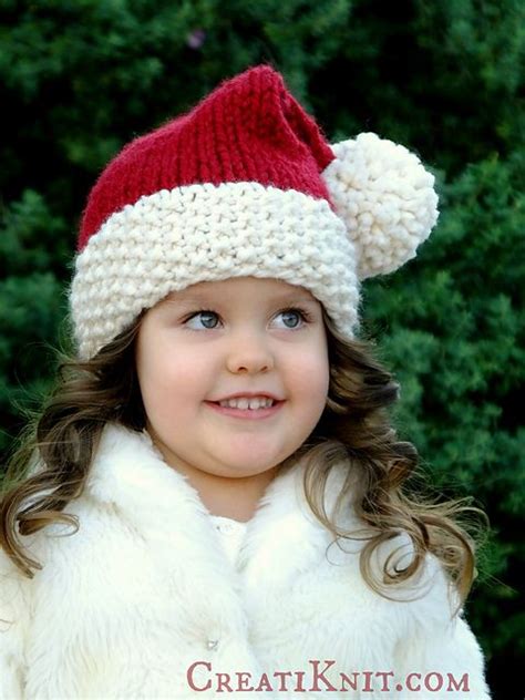 The Santa Cutie Hat Pattern By Creatiknit Crochet Christmas Hats