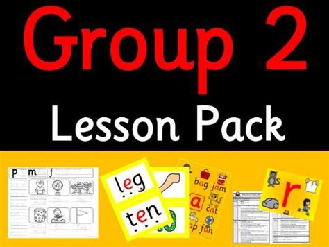 Phonics Worksheets Lesson Plan Flashcards Jolly Phonics Group 2