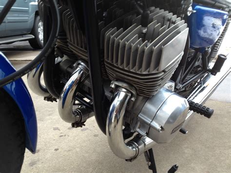 The first two photos are basically the same, one was taken in the morning sun and one in the evening in lower light so you can see how nice the. 1972 Kawasaki H2 750 Engine Front - Classic Sport Bikes ...