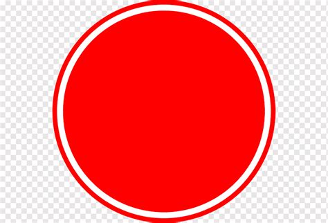 Lingkaran Merah Merah Bulat Sederhana Png Pngwing