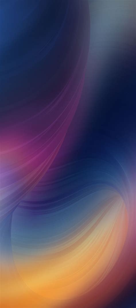 Ios 11 Iphone X Purple Blue Clean Simple Abstract