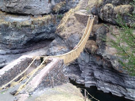 Search For The Last Inca Rope Suspension Bridge In Peru Hidden Inca Tours