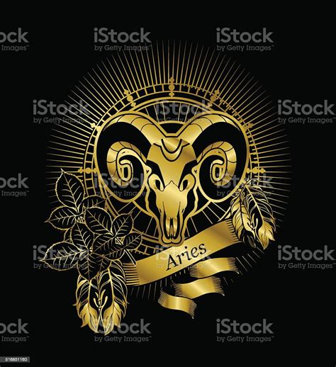 Aries Zodiac Sign Stock Illustration Download Image Now Istock