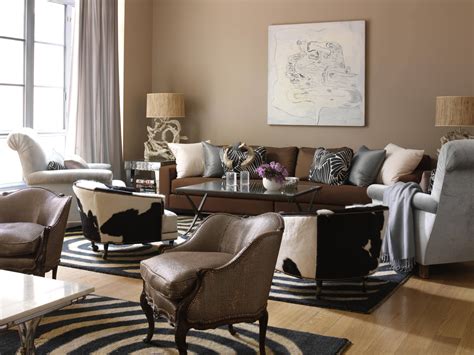 Living Room Ideas Brown Sofa Grey Walls
