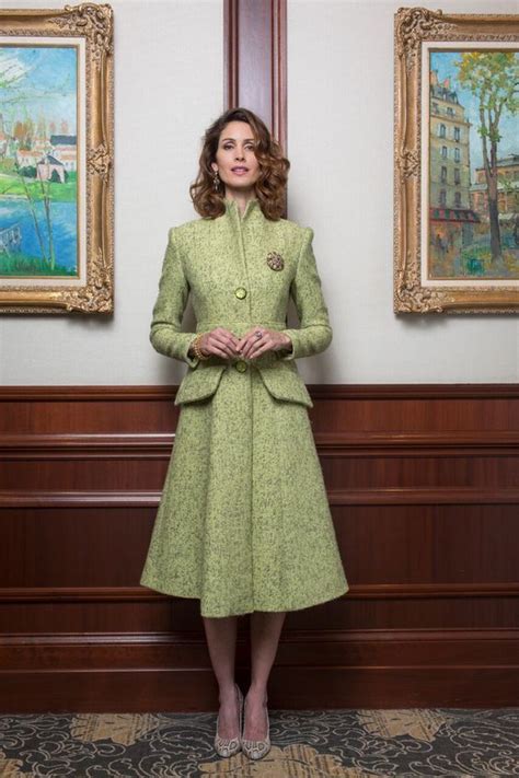 Retro Green Two Piece Wool Jacket And Skirt Feminine Outfit Elegant