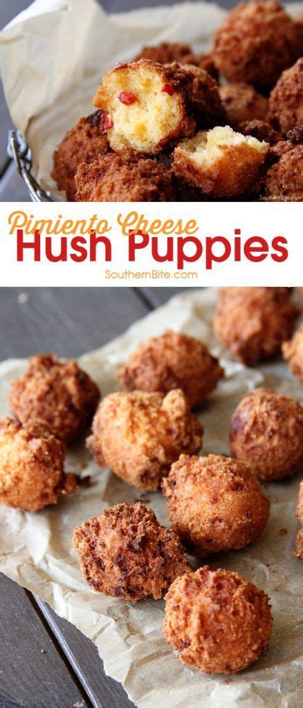 So, how did hush puppies get their name? Pimiento Cheese Hush Puppies | Recipe | Food recipes, Food ...