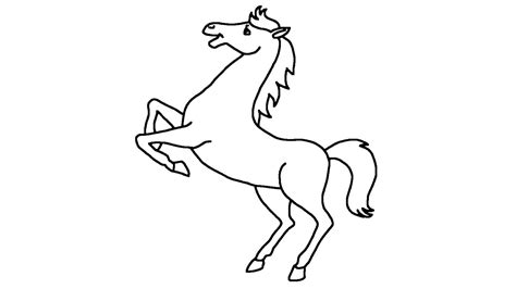 Belajar Menggambar Sketsa Kuda Youtube