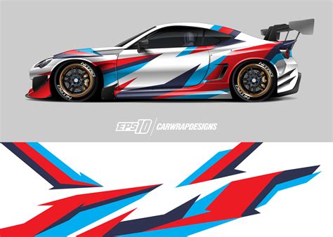 Rally Car Livery Design Background Graphic By Blackwrapz Creative Fabrica
