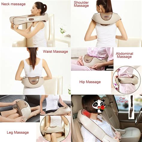 Shiatsu Kneading Back Neck Shoulder Full Body Massager With Heat Ms6033m Ebay