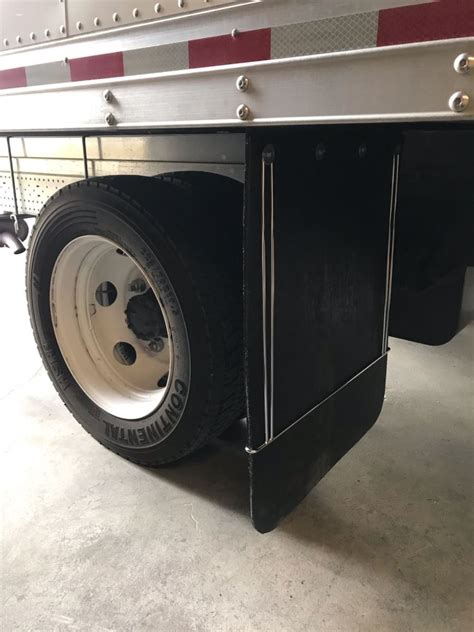 truck mud flaps black rubber 24 wide x 30 tall qty 2 buyers products mud flaps 337b30lp