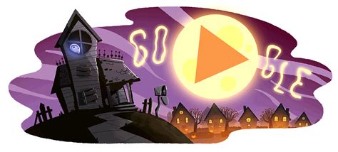 The first interactive game of the annual doodle doodle halloween marks a cruel milestone: Halloween 2017