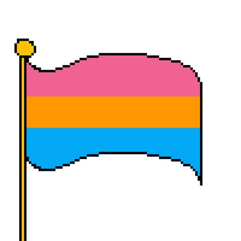 Pixilart Pansexual Flag By Quinnstar123