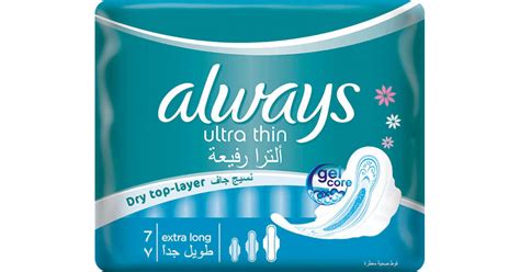 Always Pads Ultra Thin Extra Long 7 Pads Always Health And Personal