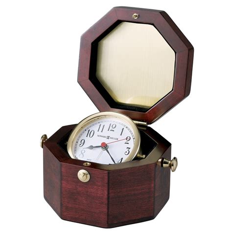 Howard Miller Chronometer Quartz Alarm Clock Nautical Decor 645187