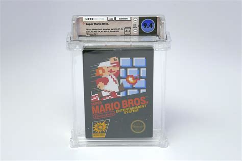 Vintage Super Mario Bros Game Sells For Record Breaking 114000 At