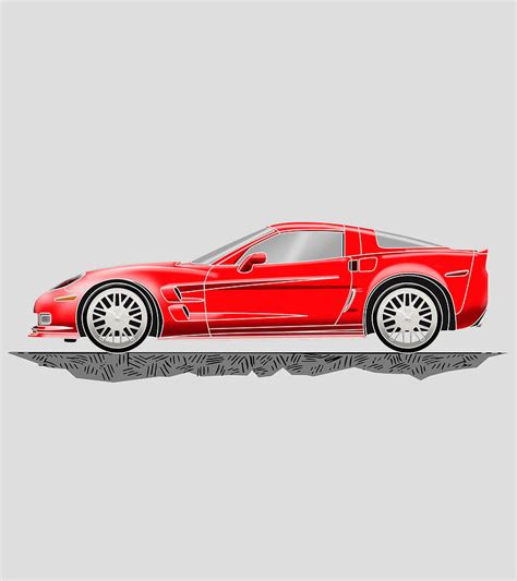 Sports Car Art For Kids Room Drawing By Greg Edwards Fine Art America