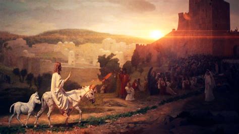 Triumphal Entry Of Jesus The First Palm Sunday Drive Thru History